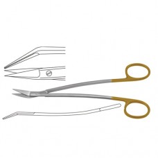 TC Dean Gum Scissor S Shaped - One Toothed Cutting Edge Stainless Steel, 17.5 cm - 7"